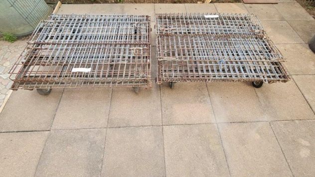 Carrello Gabbia Prof Pieghevole 115x80 industriale - Foto 7