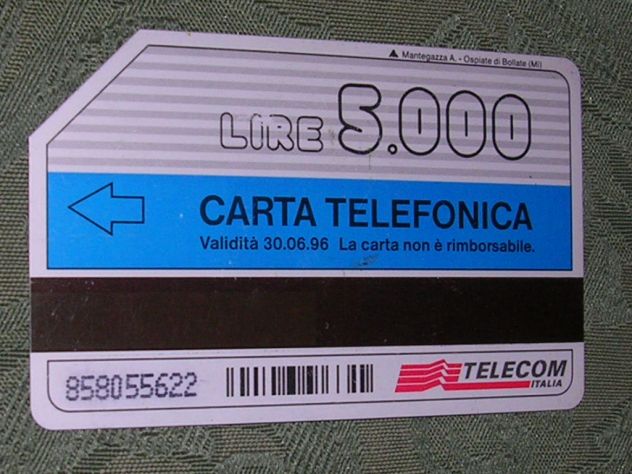 SCHEDA TELEFONICA ITALIA 50U