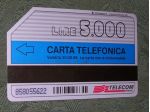 SCHEDA TELEFONICA ITALIA 50U