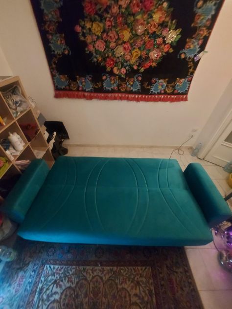 Divano Letto a tre posti in velluto - Foto 10