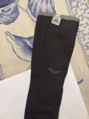 CALZE NUOVE LUNGHE FINO AL GINOCCHIO DA UOMO FIRMATE”EMPORIO ARMANI”ORIGINAL - Foto 10