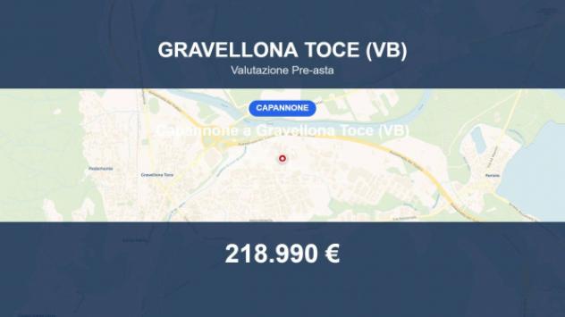 Immobile in asta di 1364 m² in vendita a Gravellona Toce