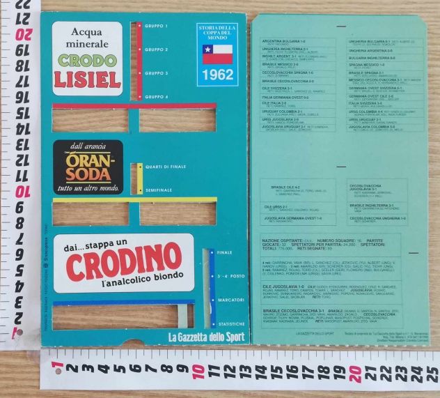 La storia della coppa del mondo-La Gazzetta dello Sport,Cile 1962+Inghilterra 66 - Foto 3