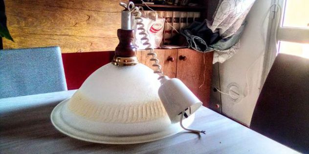lampadario in vetro