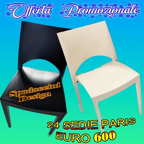 Sedie Esterno Bar-Giardino-Ristorante in Polipropilene - Foto 9