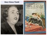 A tutte le allodole deve crescere il ciuffo, scritto da Mary Tibaldi Chiesa,1941
