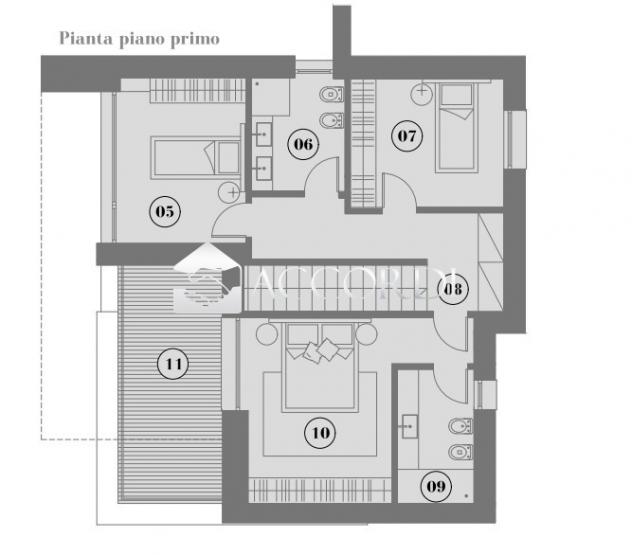 CASA INDIPENDENTE di 4 vani e di 197 mq (MONTEBELLUNA) rif. PCS77 - Foto 6