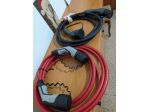 2 Cavi Ricarica Auto Elettrica Tipo 2 - 22 kW (32A) Trifase (6m + 5m) - Insieme