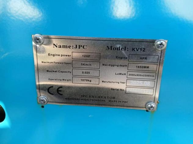 YANMAR Escavatore JPC KV12 12 quintali HT12 Nuovo rif. 23265979 - Foto 3