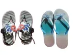Sandali infradito bambina "simonetta" n. 33 in pelle più ciabatte infradito