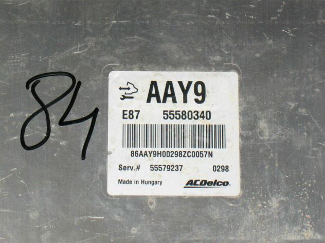 55580340 ECU CENTRALINA OPEL MERIVA 1.7 E87 55580340 AC 55579237 AAY9 - Foto 2