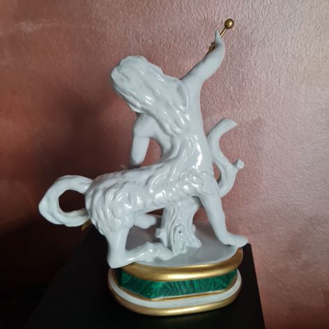 Figurina Porcellana Mangani vintage ' SAGITTARIUS '. - Foto 3
