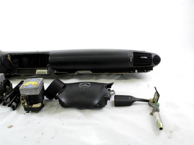 0018209726 KIT AIRBAG MERCEDES CLASSE C C200 W203 2.0 B 120KW AUT 4P (2000) RICAMBIO USATO CON PRETENSIONATORI CINTURE DI SICUREZZA, CENTRALINA AIRBAG - Foto 2
