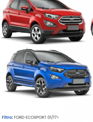 MUSATA COMPLETA MUSO FRONTALE FORD ECOSPORT 2018