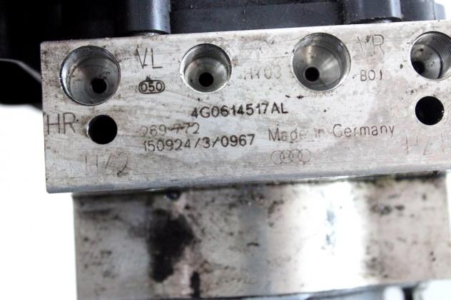 4G0614517AL CENTRALINA POMPA AGGREGATO ABS AUDI A6 C7 2.0 D 140KW AUT 4P (2015) RICAMBIO USATO 4G0907379S 0265959226 0265254421 - Foto 6
