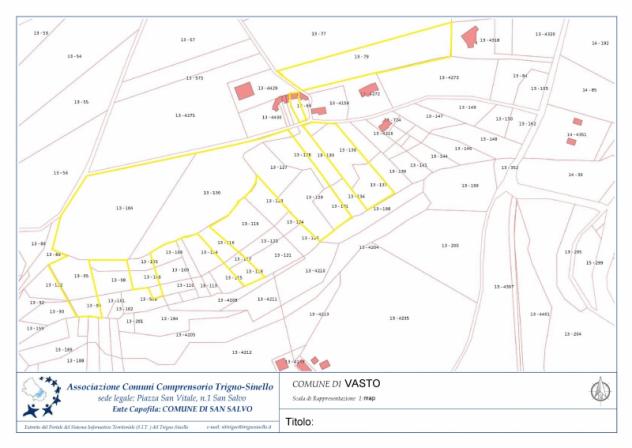 Vasto vendesi terreno agricolo 33 Mq zona Vasto Paese