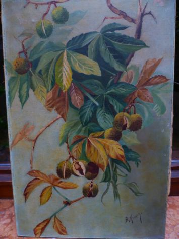 Quadro ad olio su tela anni '40 - firmato