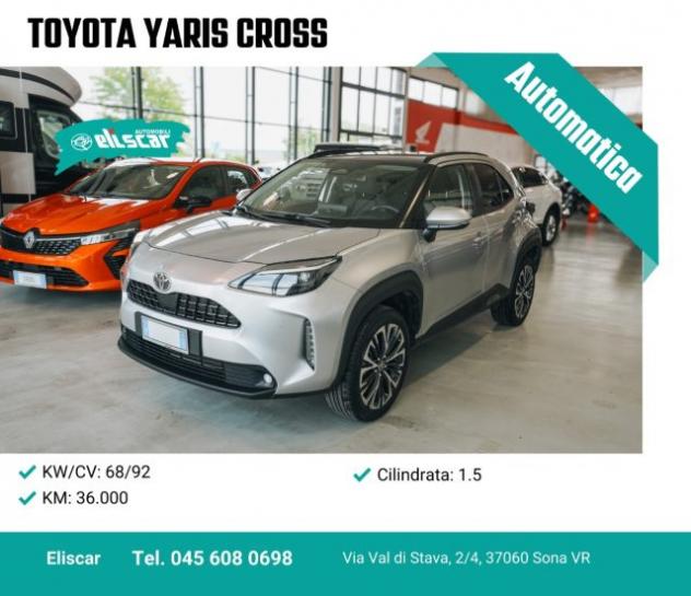 TOYOTA Yaris Cross 1.5 Hybrid 130 CV 5p. E-CVT AWD-i Lounge rif. 23795449