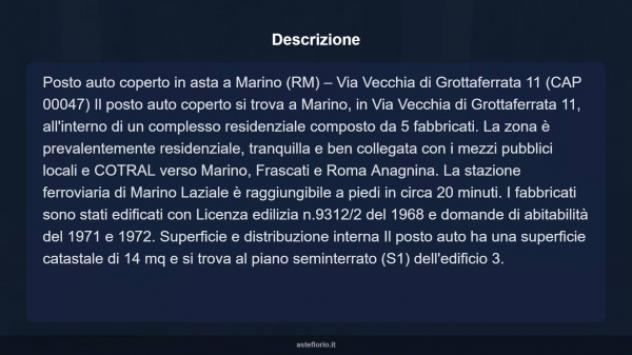 Immobile in asta di 14 m² in vendita a Marino - Foto 8