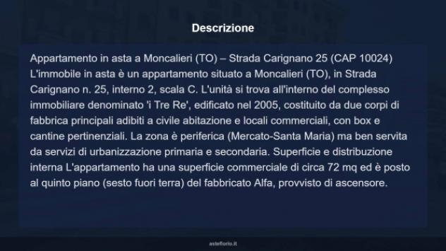 Immobile in asta di 72 m² in vendita a Moncalieri - Foto 17