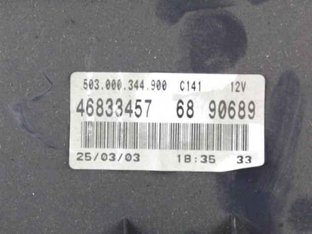 46833457 QUADRO STRUMENTI CONTACHILOMETRI FIAT PUNTO 1.9 D 63KW 5M 5P (2003) RICAMBIO USATO - Foto 4