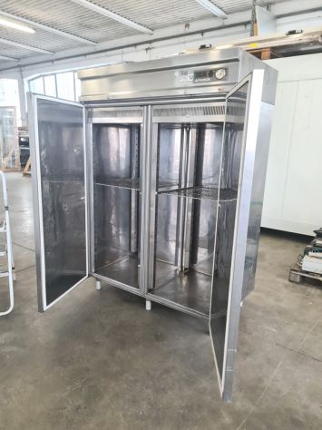 armadio frigo doppio in inox usato - Foto 2