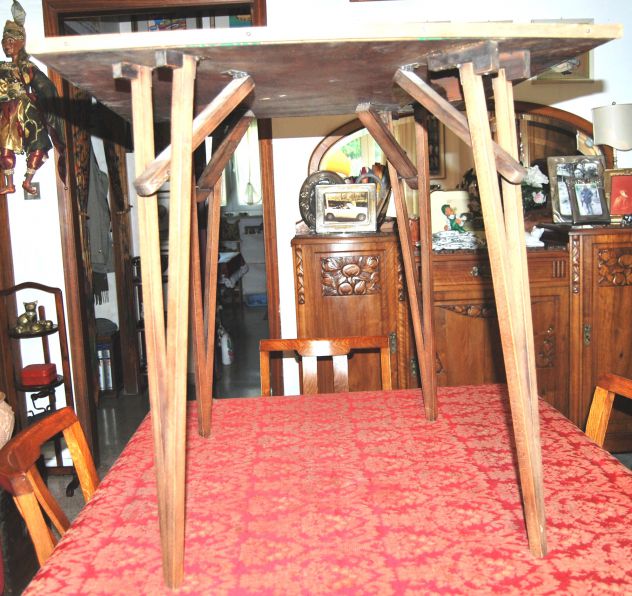 tavolino da gioco in legno richiudibile - Foto 4