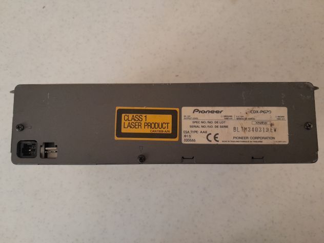 Lettore MultiCD Pioneer CDX P670 6 disc CD con cavi IP BUS Completo usato - Foto 5