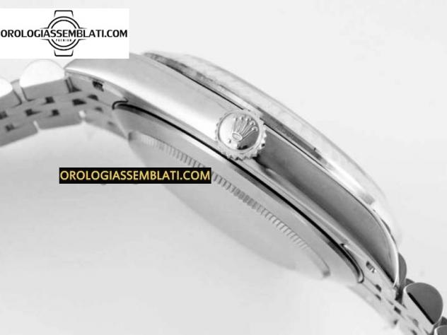 Replica Rolex Assemblata DATEJUST 41 SS 1:1 BEST EDITION ACCIAIO 904L QUADRANTE NERO SUL BRACCIALE SS JUBILEE 3235 V2 - Foto 3