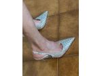 sandali strass argentati