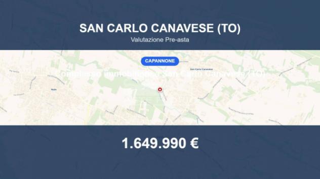 Immobile in asta di 57950 m² in vendita a San Carlo Canavese