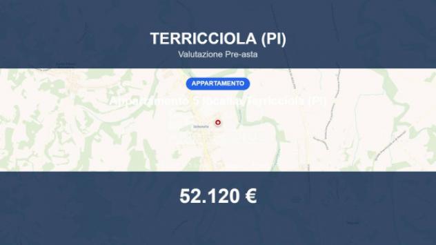 Immobile in asta di 72 m², box auto in vendita a Terricciola