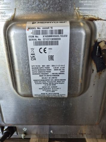 FORNO MERRYCHEF A 380 VOLT USATO - Foto 4