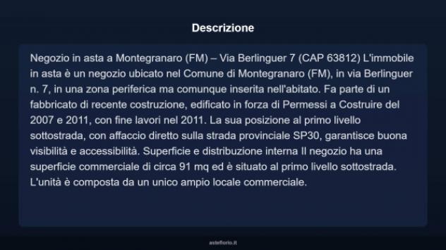 Immobile in asta di 91 m² in vendita a Montegranaro - Foto 4