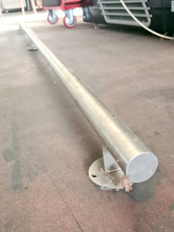 corrimano per scale in acciaio inox usato - Foto 3