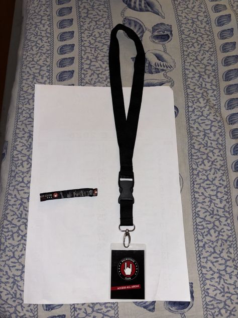 PORTA BADGE/PORTA CHIAVI E BADGE E BRACCIALETTO NUOVI UNISEX BACKSTAGE E.M.P. CL - Foto 10