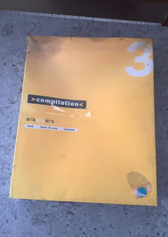 video giochi 3 game in 1 pc cd big box nuovo vintage hell hole in one starball - Foto 5