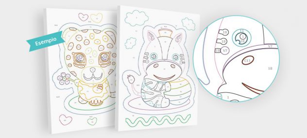 Quadro Fai Da Te Per Bambini N. 11 Arredalacasa Spedizione Gratis - Foto 7