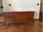 Cassapanca in legno massello 148x66x57