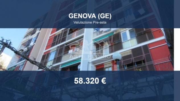 Immobile in asta di 96 m², box auto in vendita a Genova