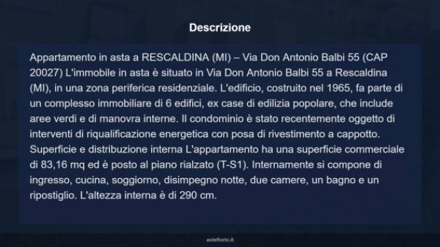 Immobile in asta di 83 m² in vendita a Rescaldina - Foto 16