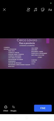 Cerco lavoro