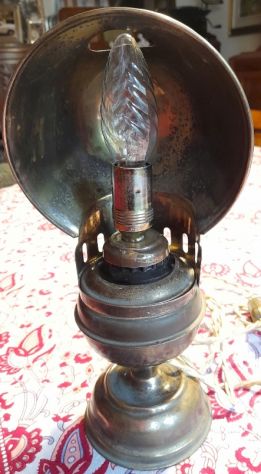 lume in ottone a lanterna funzionante h.30 cm. - Foto 2