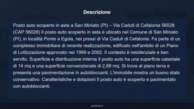Immobile in asta di 14 m² in vendita a San Miniato - Foto 10