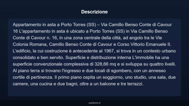 Immobile in asta di 328 m² in vendita a Porto Torres - Foto 4