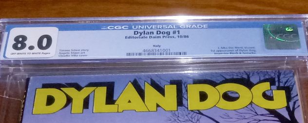 Dylan Dog N.1 L'Alba dei Morti Viventi Originale Prima Edizione Gradato CGC 8.0 - Foto 2