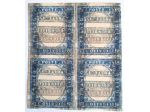 Filatelia Prova di quattro esemplari di 15 Cent. 1863