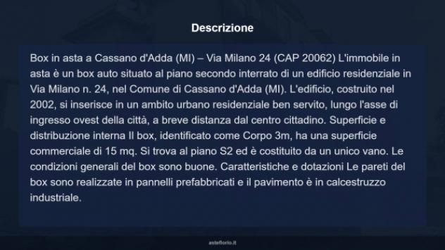 Immobile in asta di 15 m² in vendita a Cassano d'Adda - Foto 9