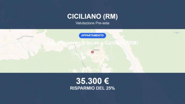 Immobile in asta di 90 m² in vendita a Ciciliano