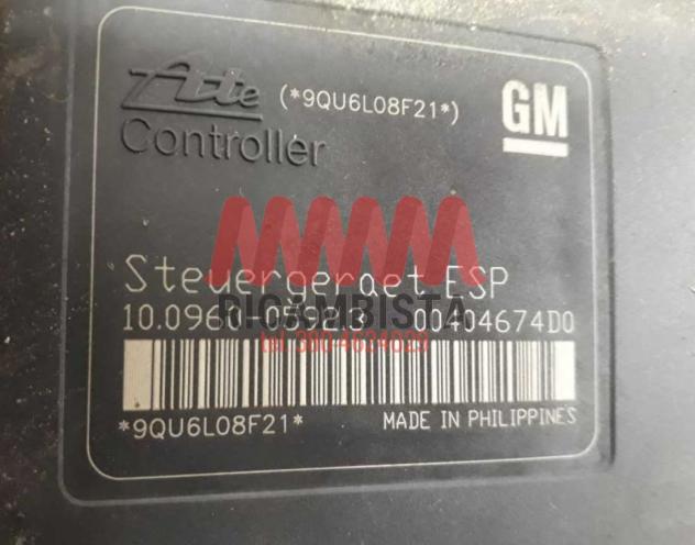 10096005923 Opel Zafira centralina gruppo pompa ABS